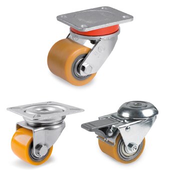 Roulettes en polyurethane TR